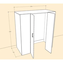 fektető tároló fenék nélk.