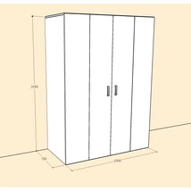 BIA2150FF Bianka fektető tároló