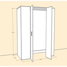 BIA2150FN Bianka fektető tároló fenék nélk.