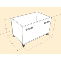 BIA380JK Bianka játéktároló konténer