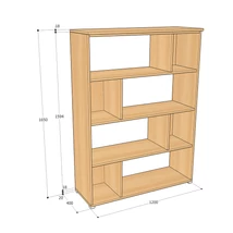 KATA1650TP Kata 4 polcos térelválasztó