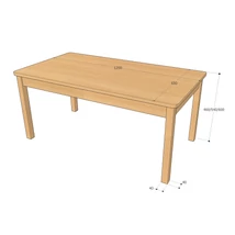 óvodai asztal