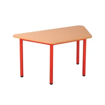 AXMTR Mese trapéz asztal fém vázzal, laminált tetőlappal