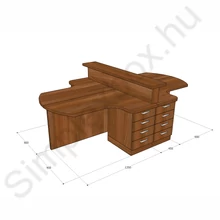 Kép 1/2 - Simplex Prémium íróasztal