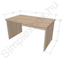 Kép 1/2 - Simplex Standard íróasztal