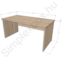 Kép 1/2 - Simplex Standard íróasztal
