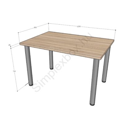 Simplex Standard íróasztal