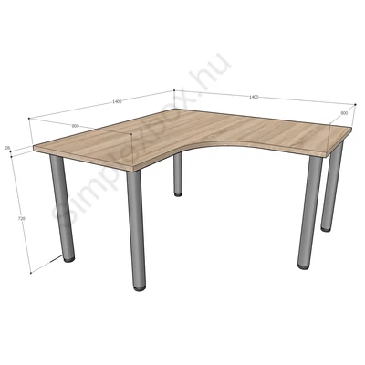 Simplex Standard íróasztal