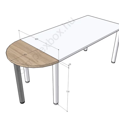 Simplex Standard íróasztal
